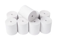 Białe, zwykłe rolki papieru termicznego 65 g / m2, 57 mm x 40 mm POS