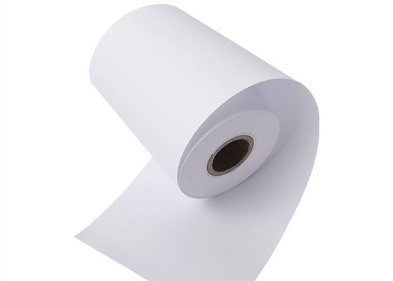 Wytrzymały papier maszynowy o gramaturze 57 mm x 70 mm i gramaturze 52 g / m2 bez Bpa